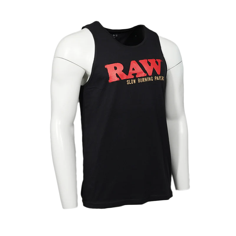 RAW Black Tank Top