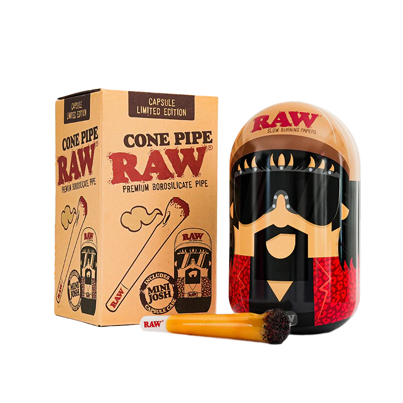 RAW Cone 5" Hand Pipe + Collectable Tin - Image 2