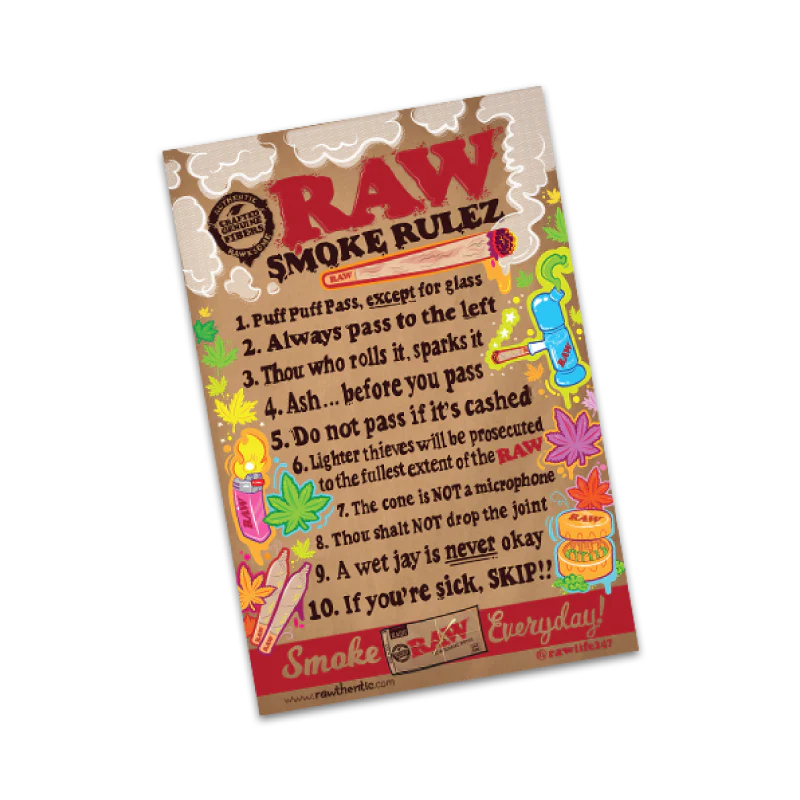RAW Smoke Rulez Poster